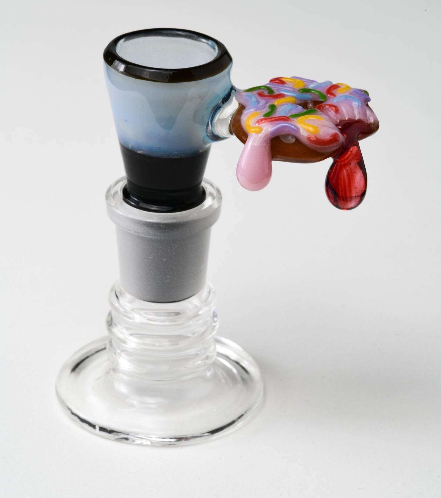Jambear - 18mm 4 Hole Heady Donut Bowl w Bite - 4