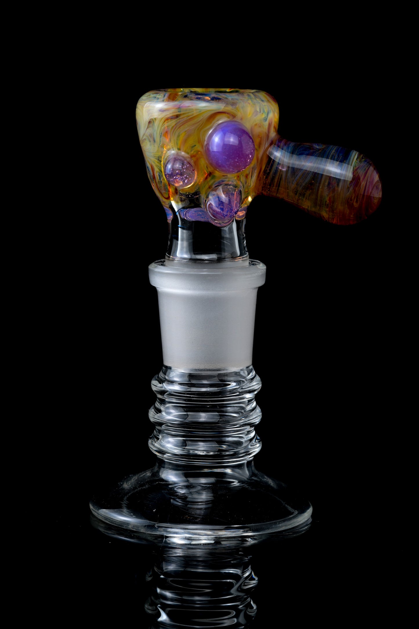 Browski - Diapositive 18 mm 4 trous Ambre Violet/Violet