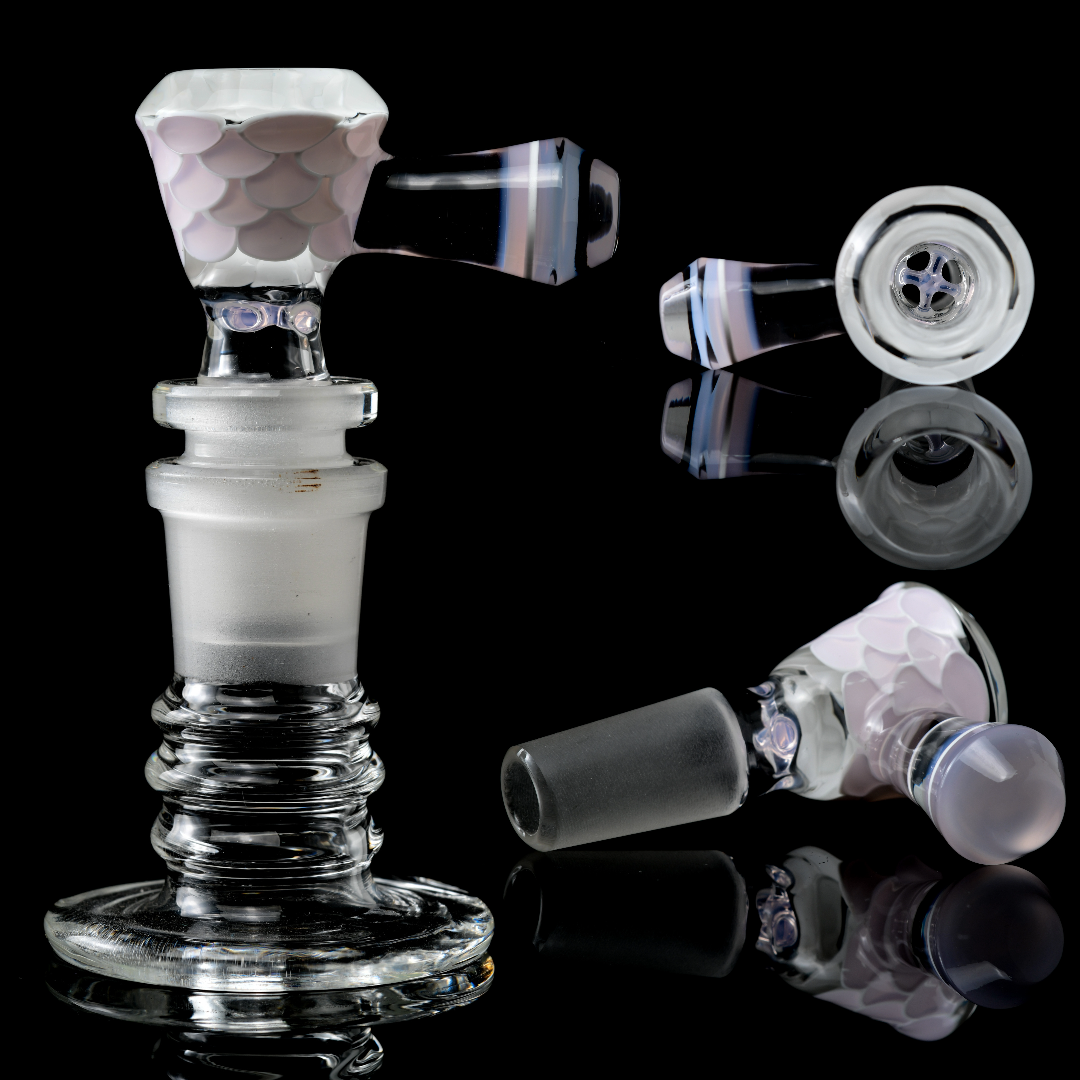 Dig Glassworks - Diapositive Barbie empilée à 4 trous de 14 mm
