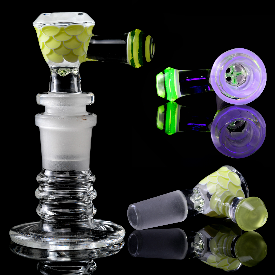 Dig Glassworks - Diapositive Illuminati (UV) empilée à 4 trous de 14 mm