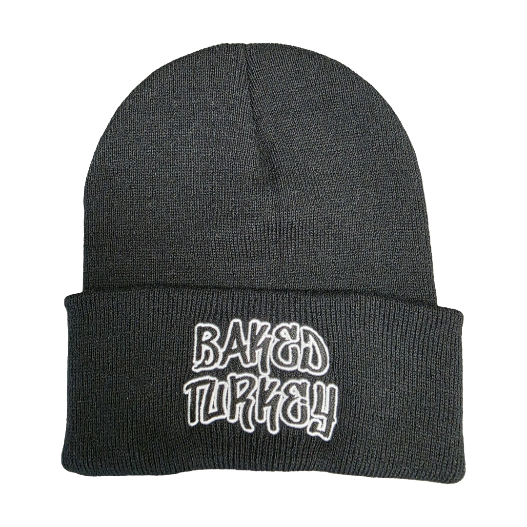 Baked Goods - Beanie - Black W/ Hand Style Logo