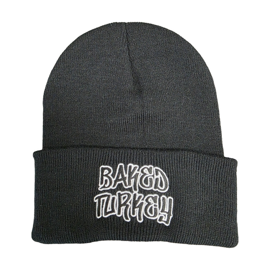 Baked Goods - Beanie - Black W/ Hand Style Logo