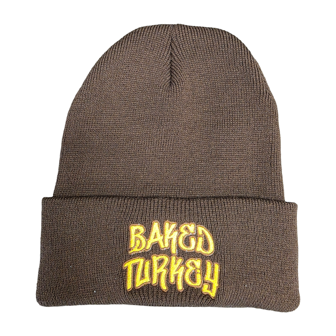 Baked Goods - Beanie - Brown W/ Hand Style Logo