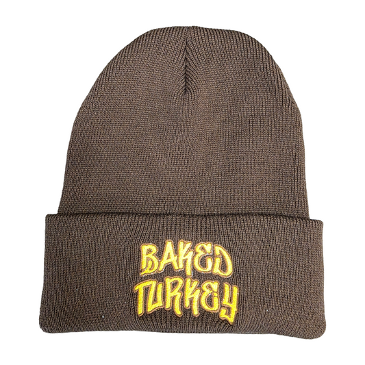 Baked Goods - Beanie - Brown W/ Hand Style Logo
