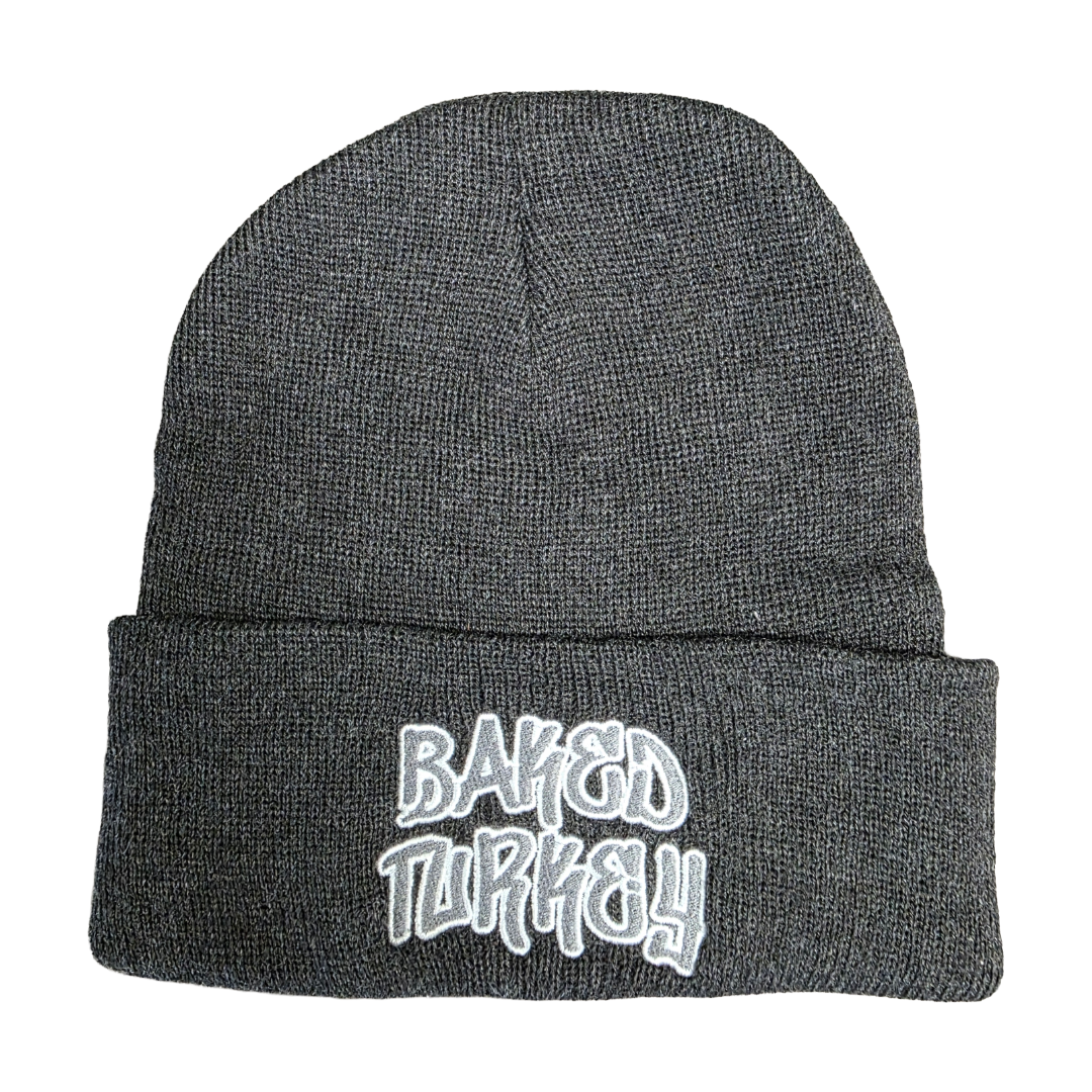 Baked Goods - Beanie - Grey W/ Hand Style Logo
