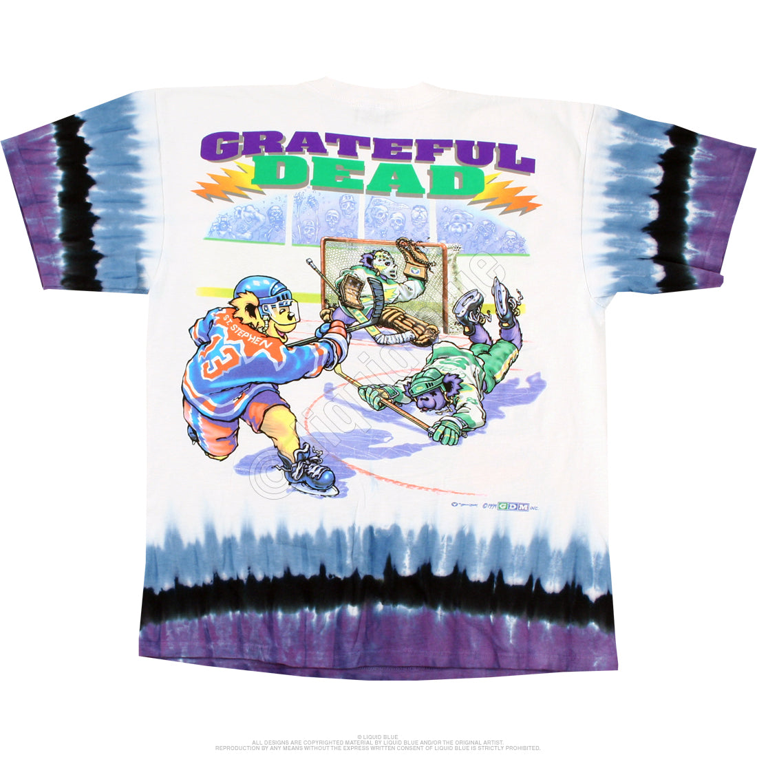 Liquid Blue - Grateful Dead - Steal Your Faceoff Tie-Dye T-Shirt