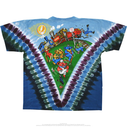 Liquid Blue - Grateful Dead - Casey Jones Tie-Dye T-Shirt