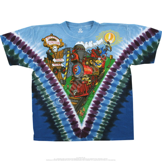 Liquid Blue - Grateful Dead - Casey Jones Tie-Dye T-Shirt