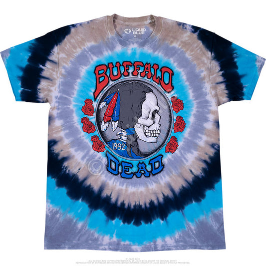 Liquid Blue - Grateful Dead - Buffalo Nickel Tie-Dye T-Shirt