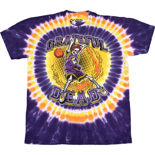 Liquid Blue - Grateful Dead - Los Angeles Bertha Dunker Tie-Dye T-Shirt