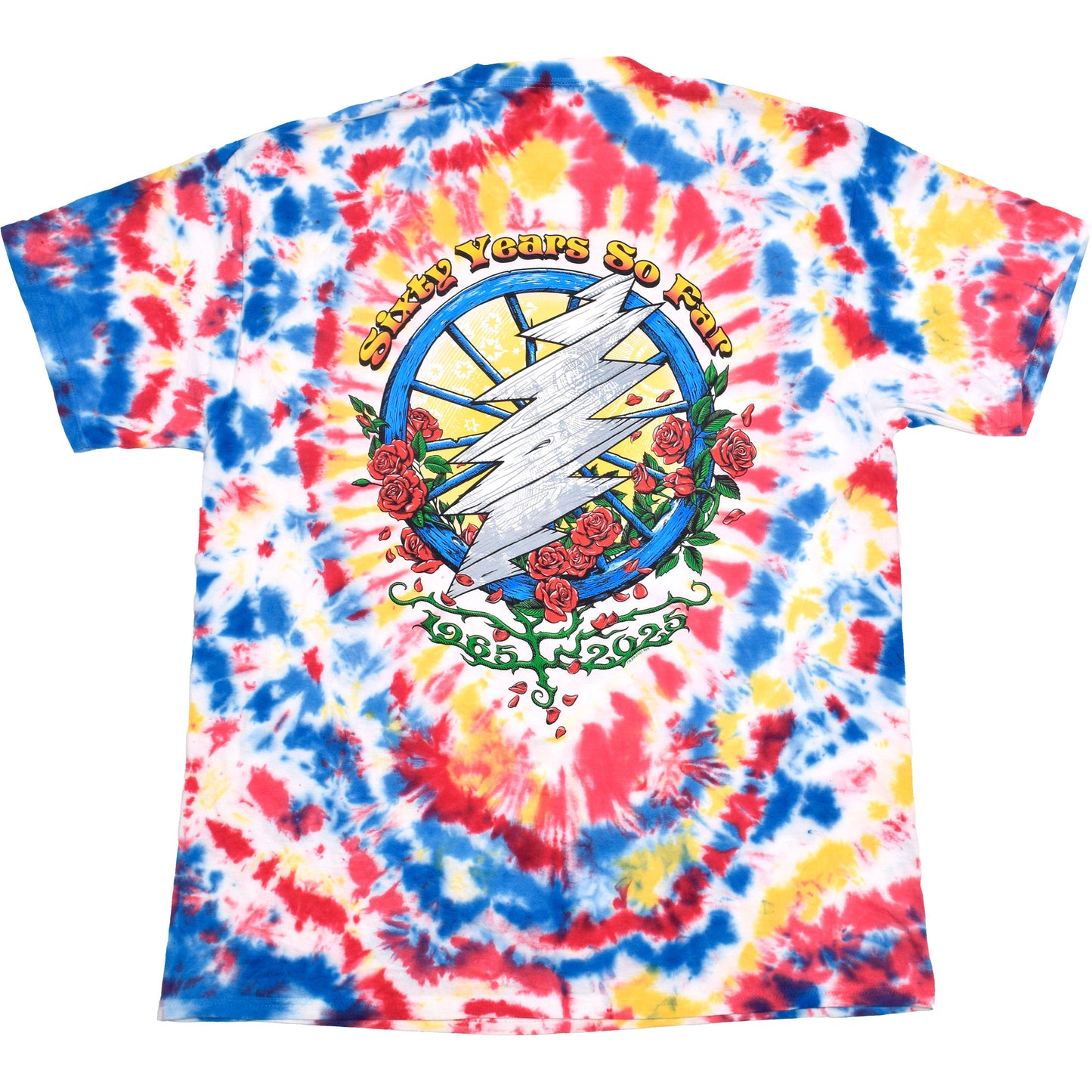 Liquid Blue - Grateful Dead - 60th Anniversary Tie-Dye T-Shirt