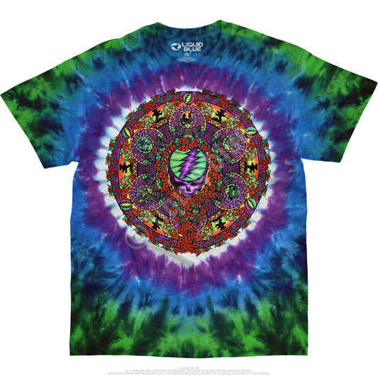 Liquid Blue - Grateful Dead - Celtic Mandala Tie-Dye T-Shirt