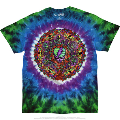 Liquid Blue - Grateful Dead - Celtic Mandala Tie-Dye T-Shirt