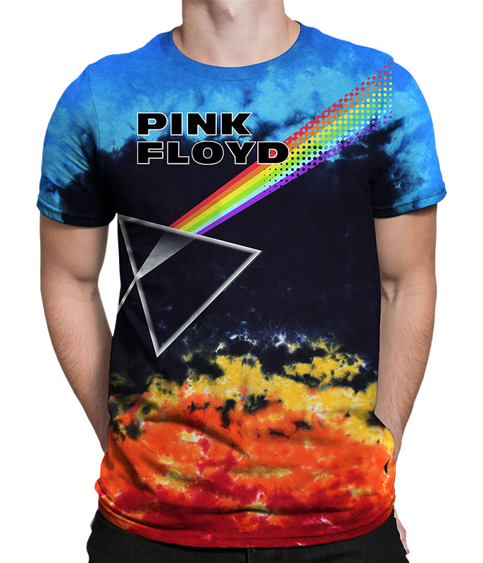 Liquid Blue - Pink Floyd - Us And Them Tie-Dye T-Shirt