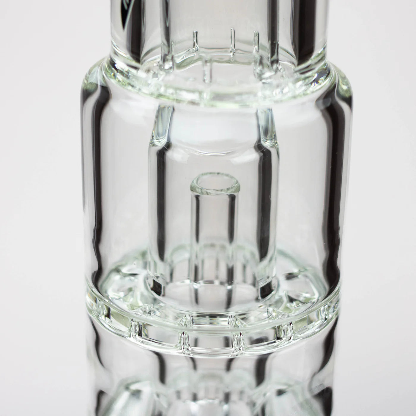 Preemo - 19" 7mm Dome Over Double Disc Perc Beaker