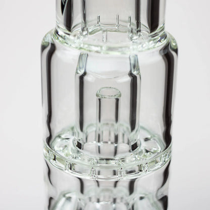 Preemo - 19" 7mm Dome Over Double Disc Perc Beaker