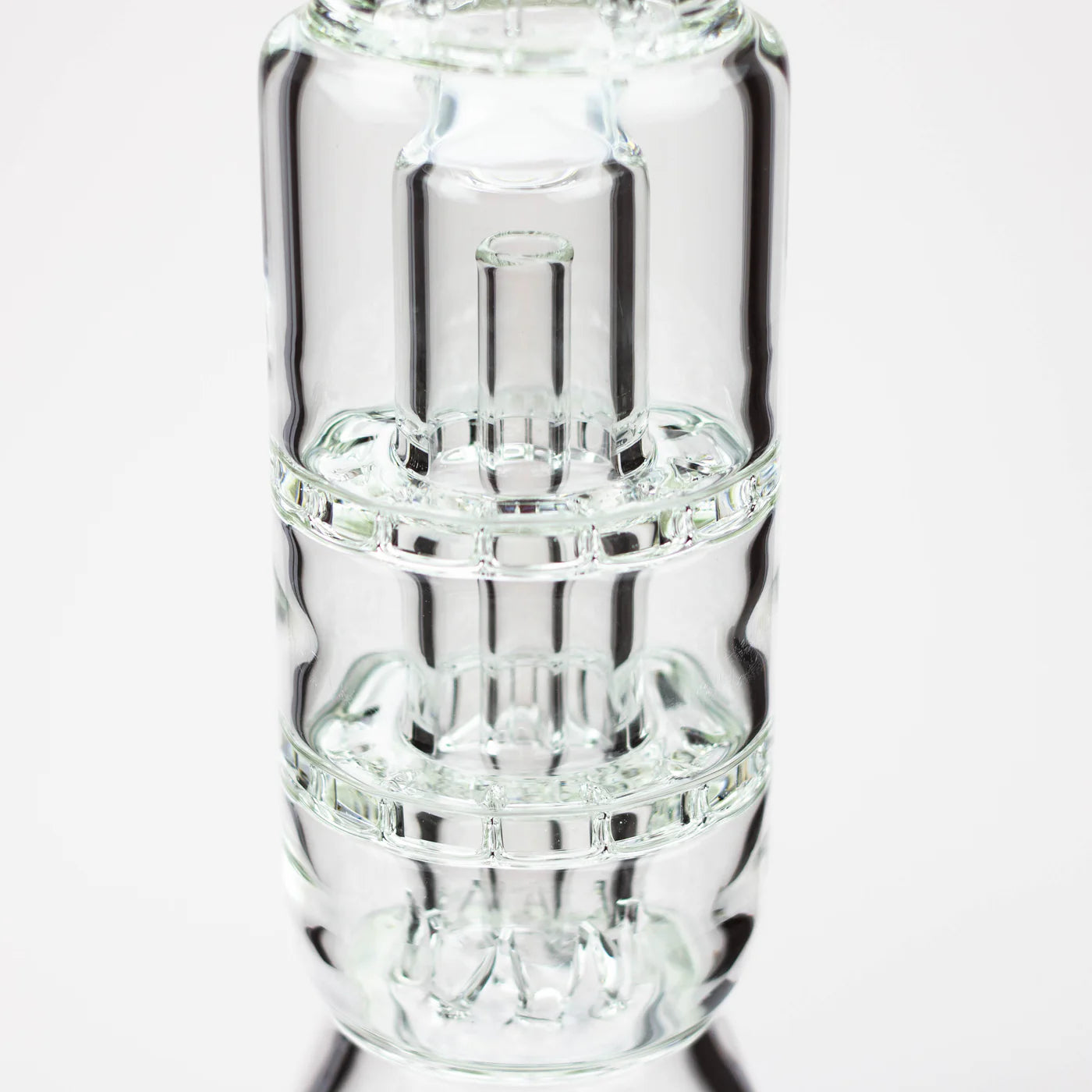 Preemo - 19" 7mm Dome Over Double Disc Perc Beaker
