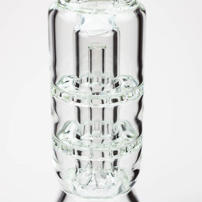 Preemo - 19" 7mm Dome Over Double Disc Perc Beaker