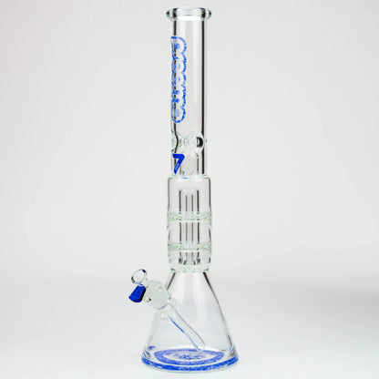 Preemo - 19" 7mm Dome Over Double Disc Perc Beaker