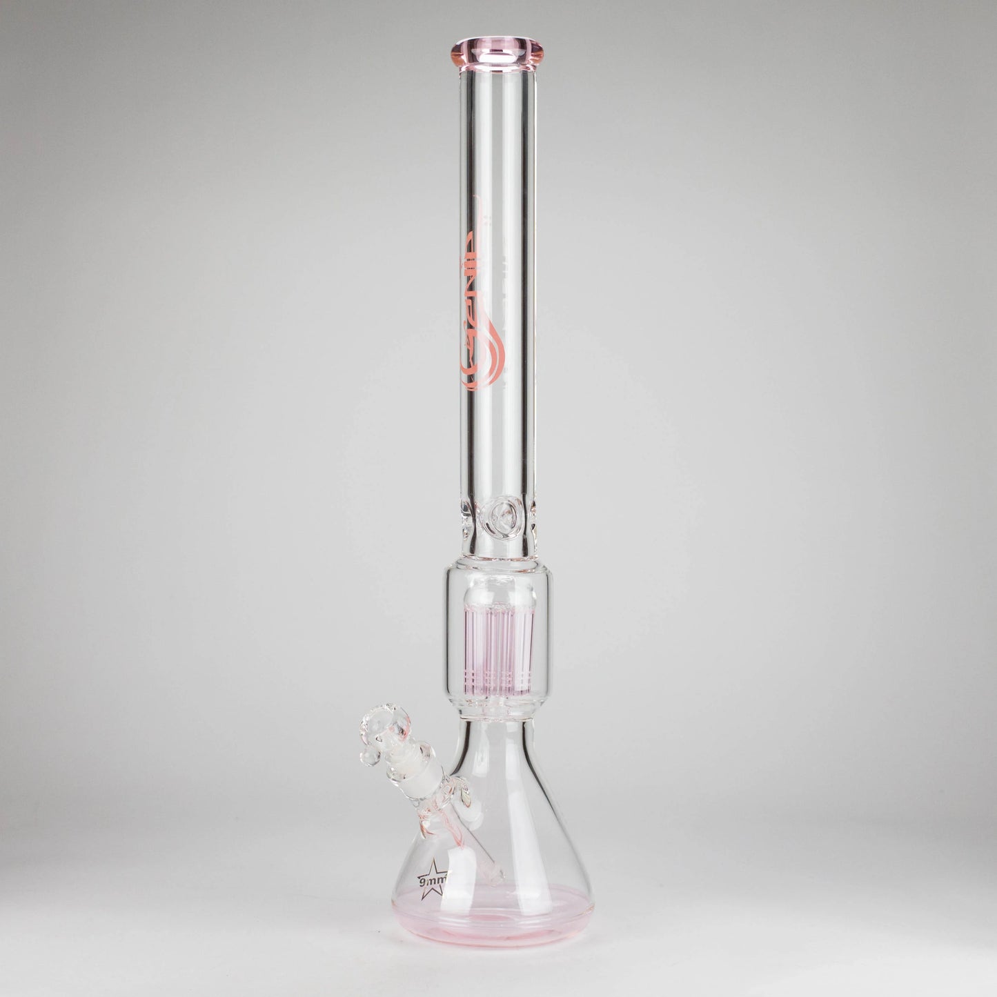 Genie - 23" 9mm Beaker to Tree Perc w/Coloured Base