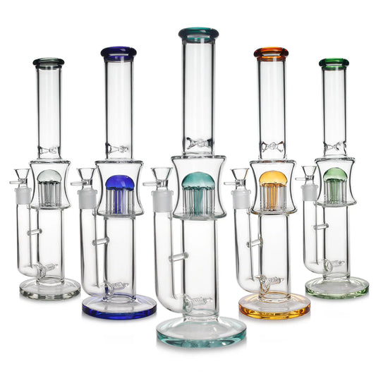 15" Stemline to 11-Arm Tree Perc 18mm Bong