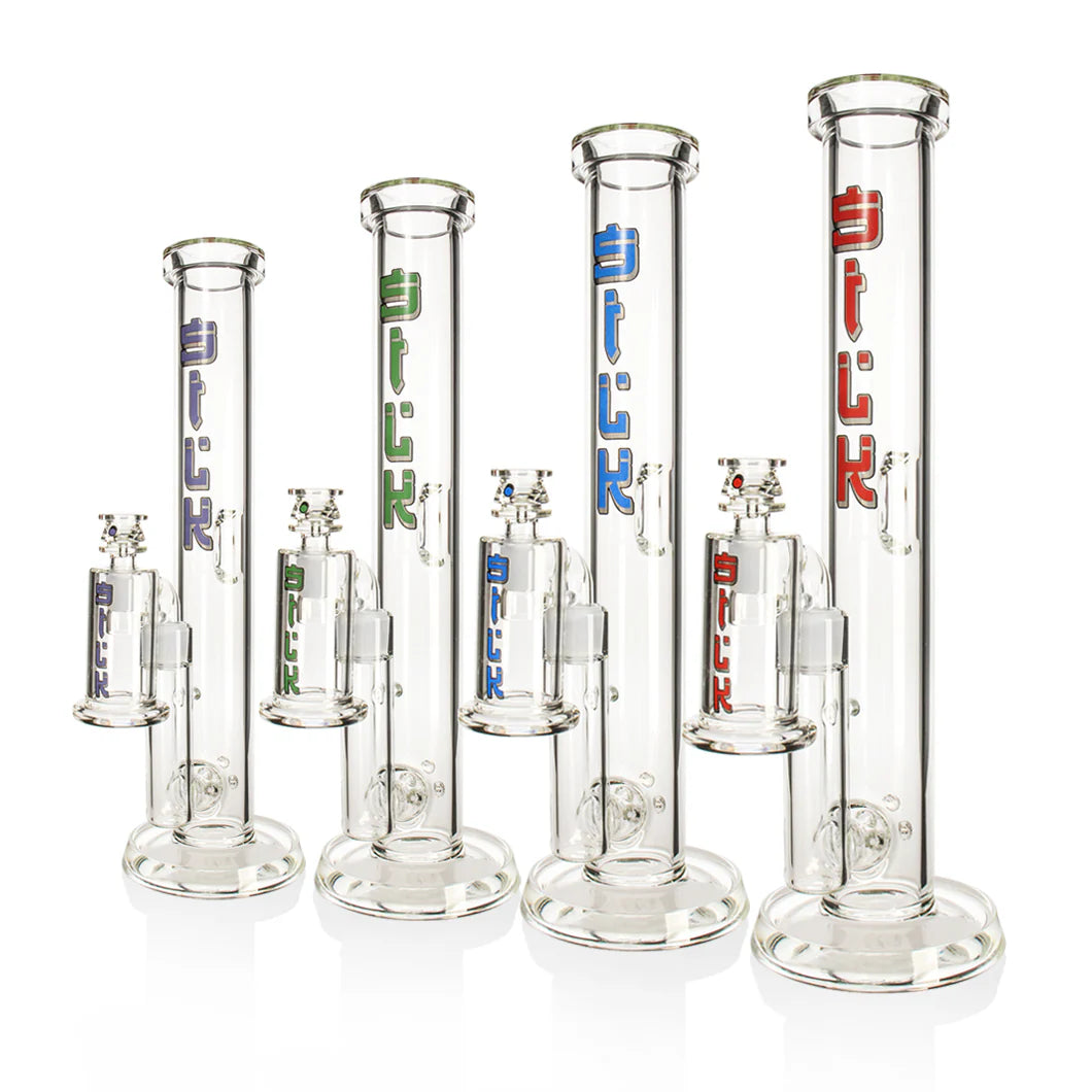Silk Glass - Triple Inline Perc W/ Ash Catcher
