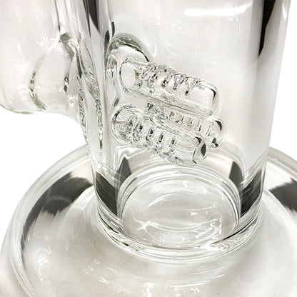 Silk Glass - Triple Inline Perc W/ Ash Catcher