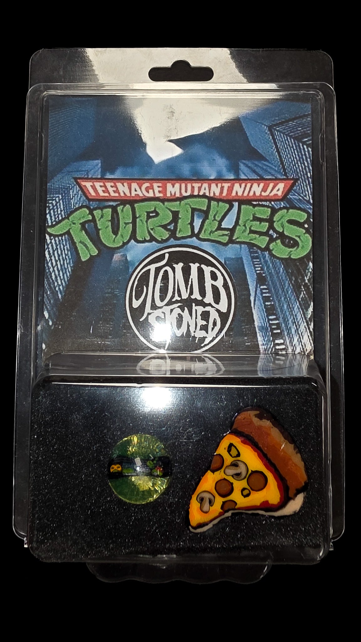 Tombstoned Glass - TMNT Marble & Pizza Millie Slice Set