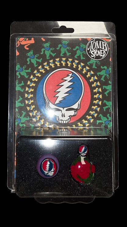 Tombstoned Glass - Grateful Dead Pendant & Marble Set - 1