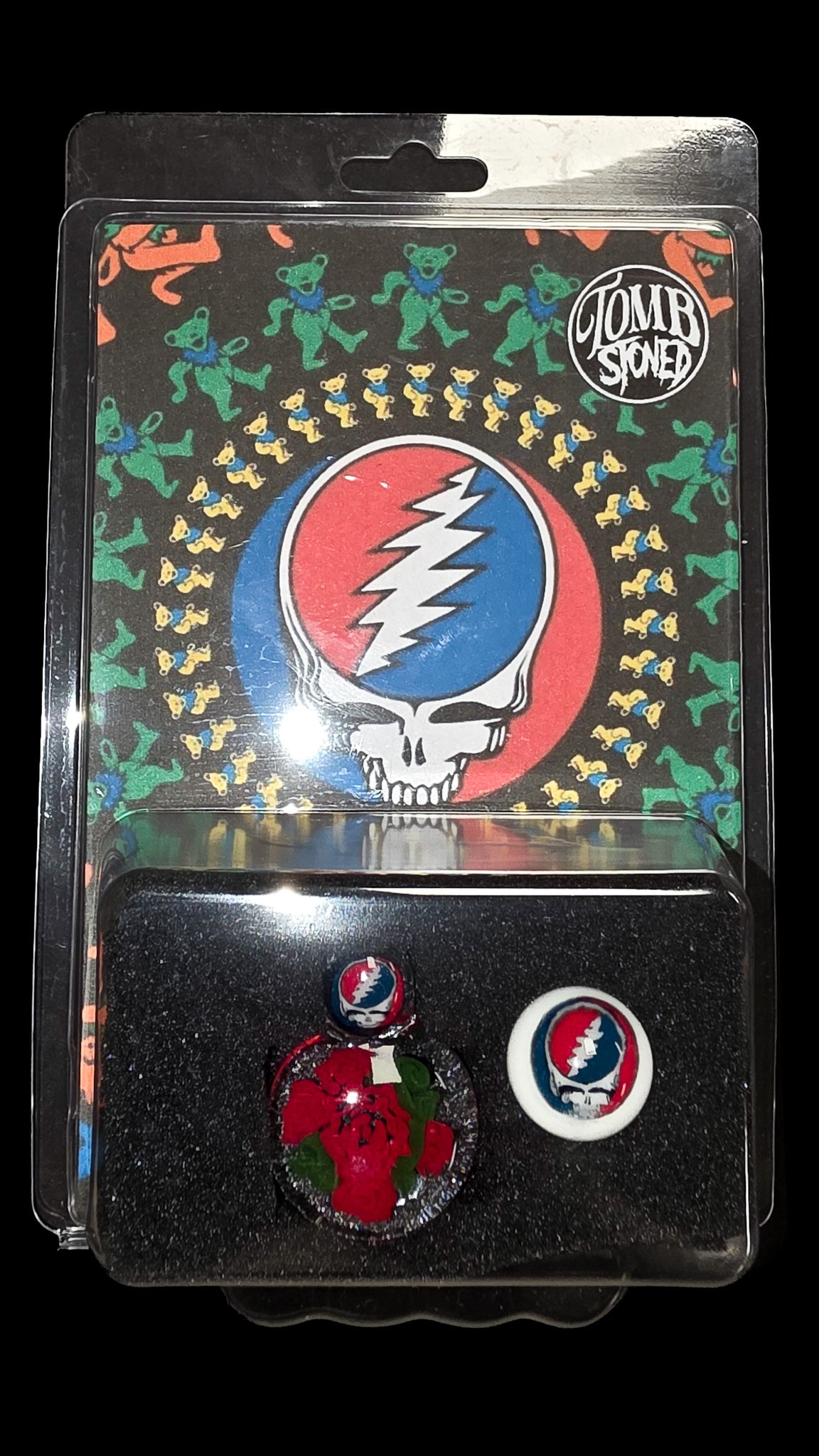 Tombstoned Glass - Grateful Dead Pendant & Marble Set - 2