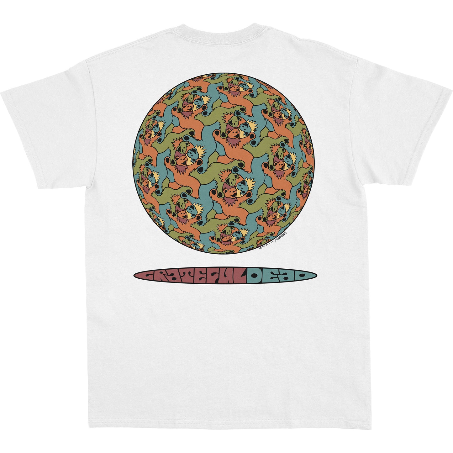 Liquid Blue - Grateful Dead - Stair Bears White T-Shirt
