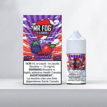 Mr Fog E-Liquide Sel - Glace Pomme Raisin