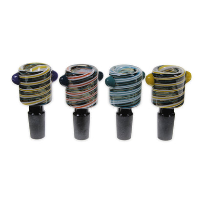 14mm Glass Swirl Bowl