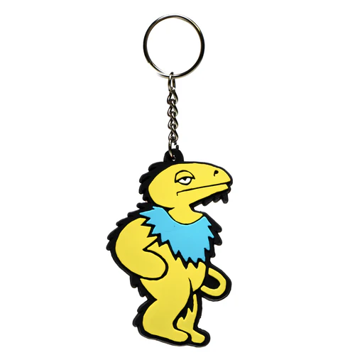 Elbo Glass - Dancing Dino Key Chain