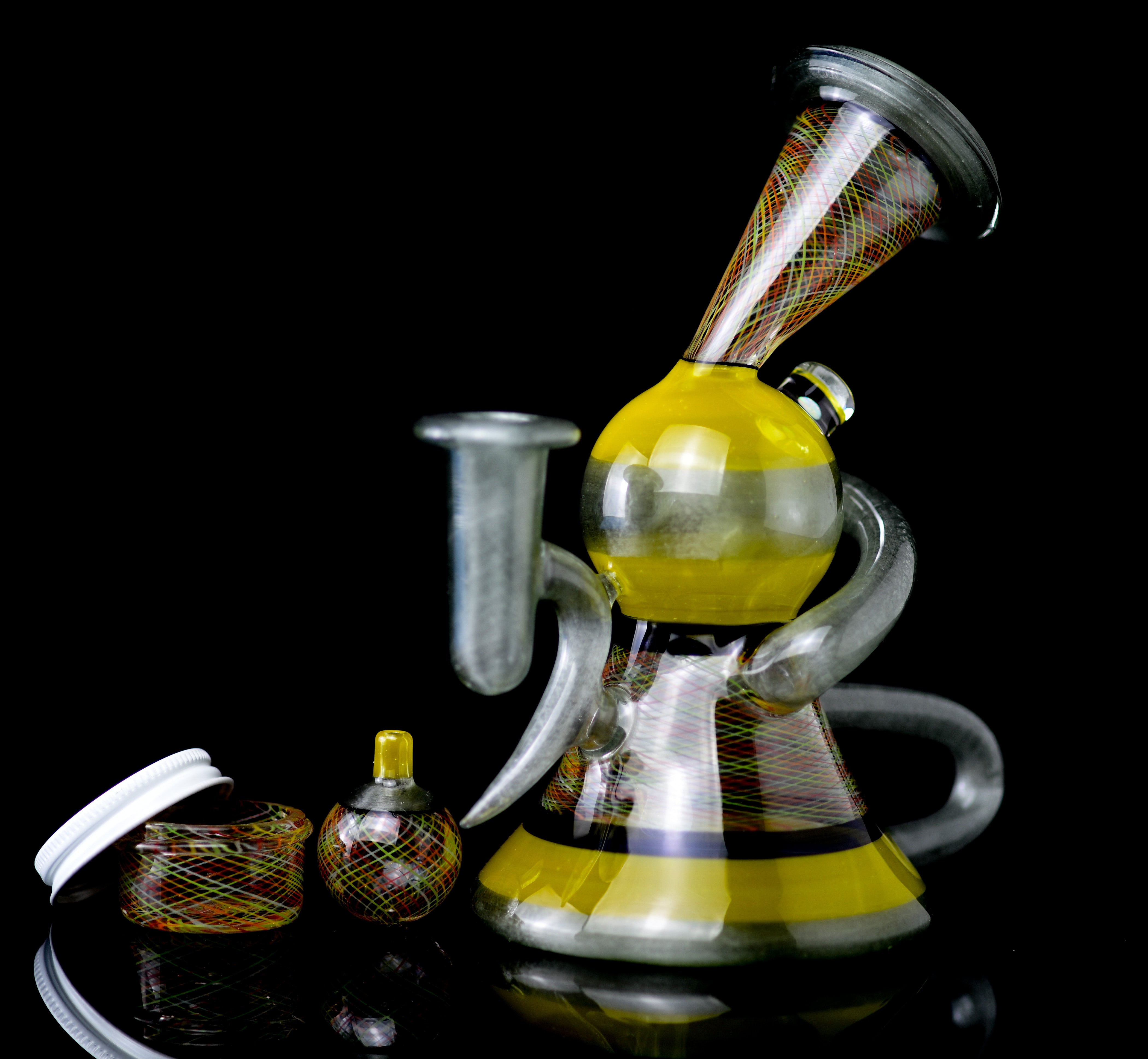 Reti Set Korey Cotnam - Reti Recycler Set | Baked Turkey | Heady Glass Dab Rigs ...