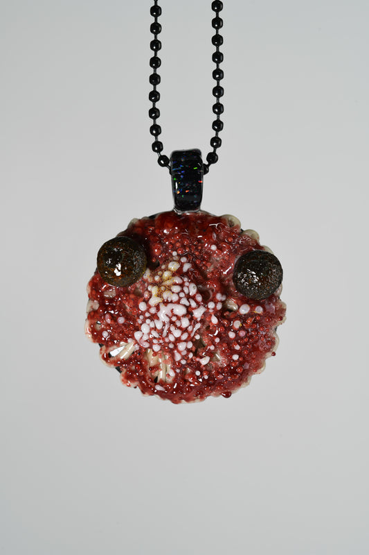 Tony Kazy - Spaghetti & Meatballs Pendant - Crushed Opal