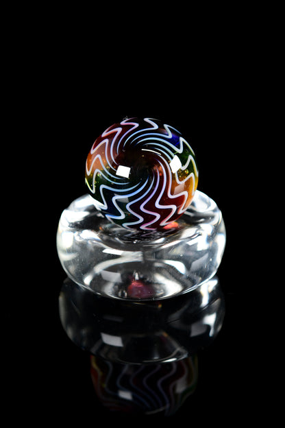 Karma Glass - Rainbow Marble