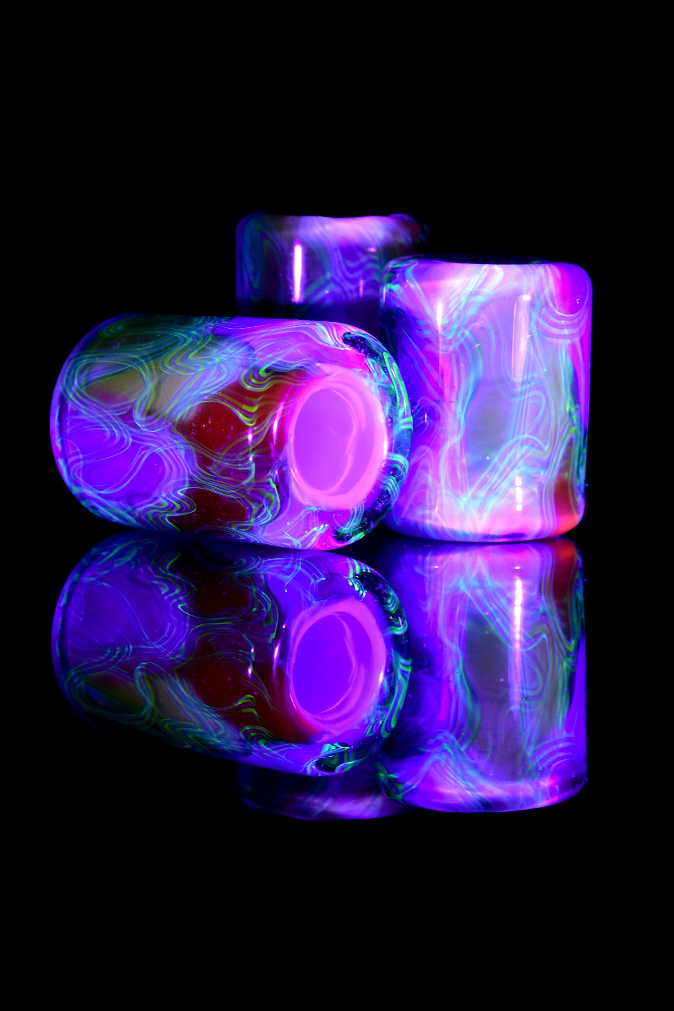 Scomo Glass - Rainbow Scribble Tech Beads