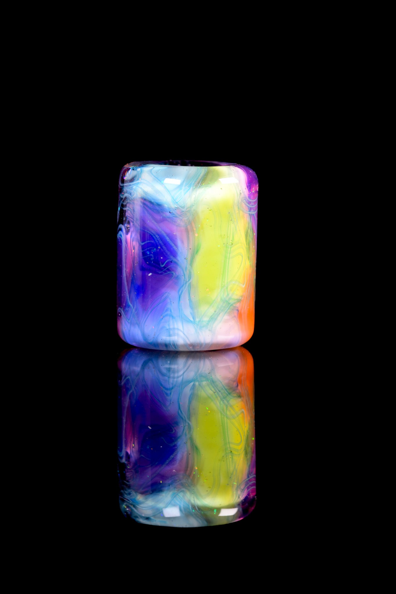 Scomo Glass - Rainbow Scribble Tech Beads