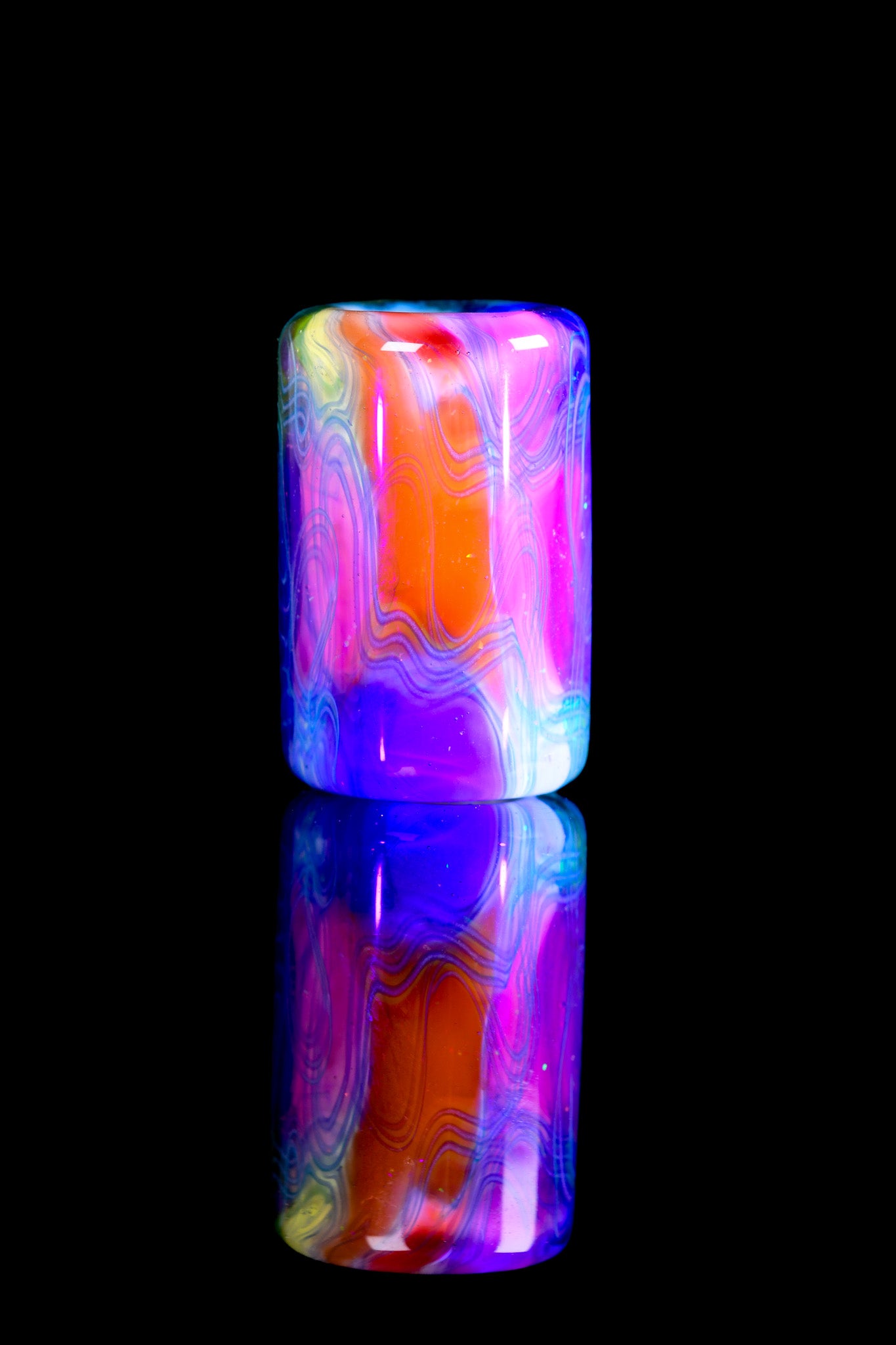 Scomo Glass - Rainbow Scribble Tech Beads