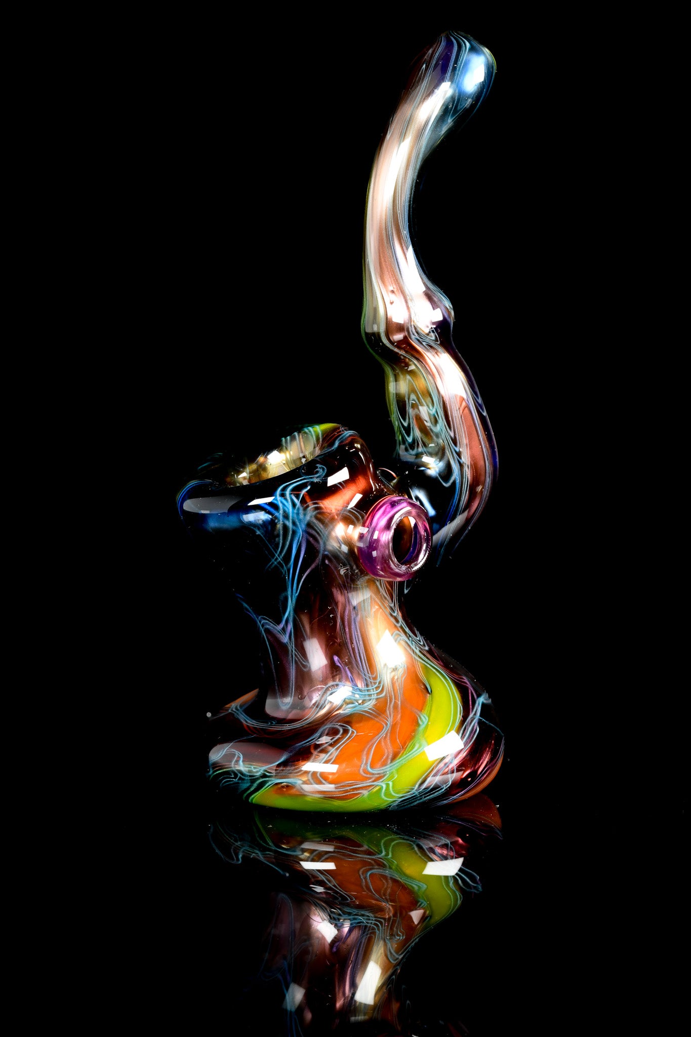 Scomo Glass - Electrum Rainbox Mix Scribble Tech Stand Up Dry Pipe