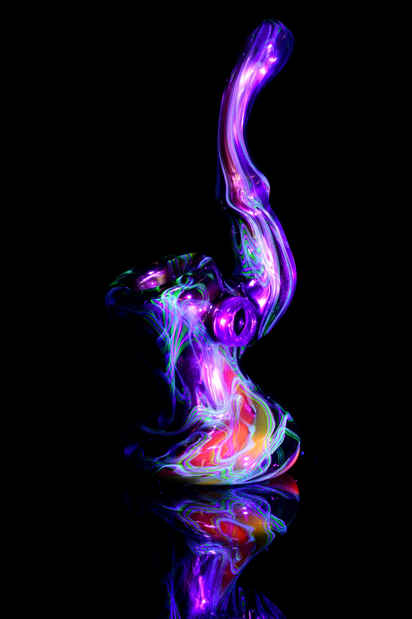 Scomo Glass - Electrum Rainbox Mix Scribble Tech Stand Up Dry Pipe