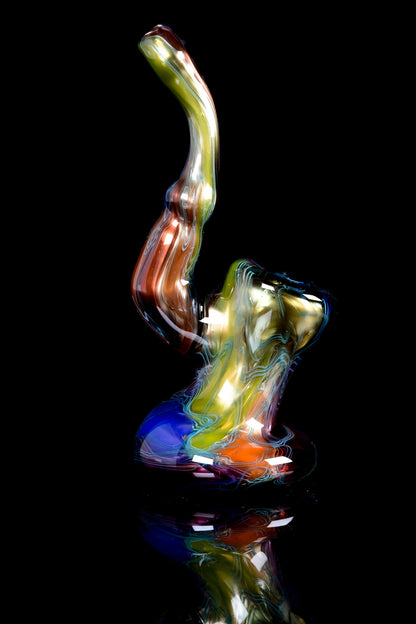 Scomo Glass - Electrum Rainbox Mix Scribble Tech Stand Up Dry Pipe