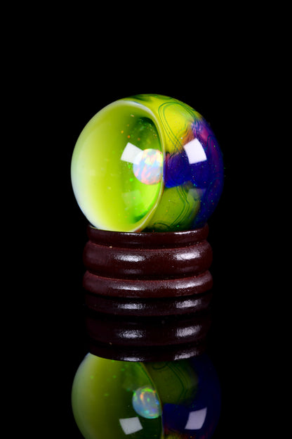 Scomo Glass - Rainbow Scribble Tech Roller W/ Opal