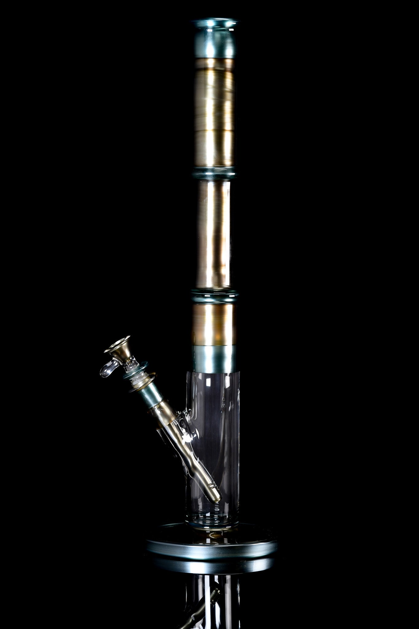 Full Zirk Glass - Straight Tube - Electrum & Neptunium