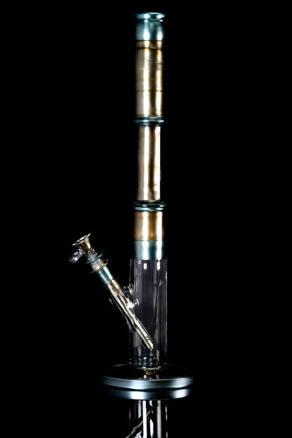 Full Zirk Glass - Straight Tube - Electrum & Neptunium