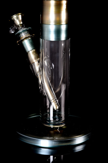 Full Zirk Glass - Straight Tube - Electrum & Neptunium