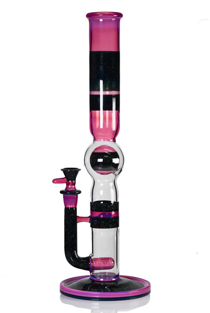Full Zirk Glass - Stemline Ball Tube - Telemagenta/Cropal