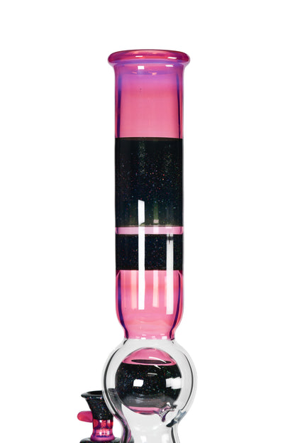 Full Zirk Glass - Stemline Ball Tube - Telemagenta/Cropal