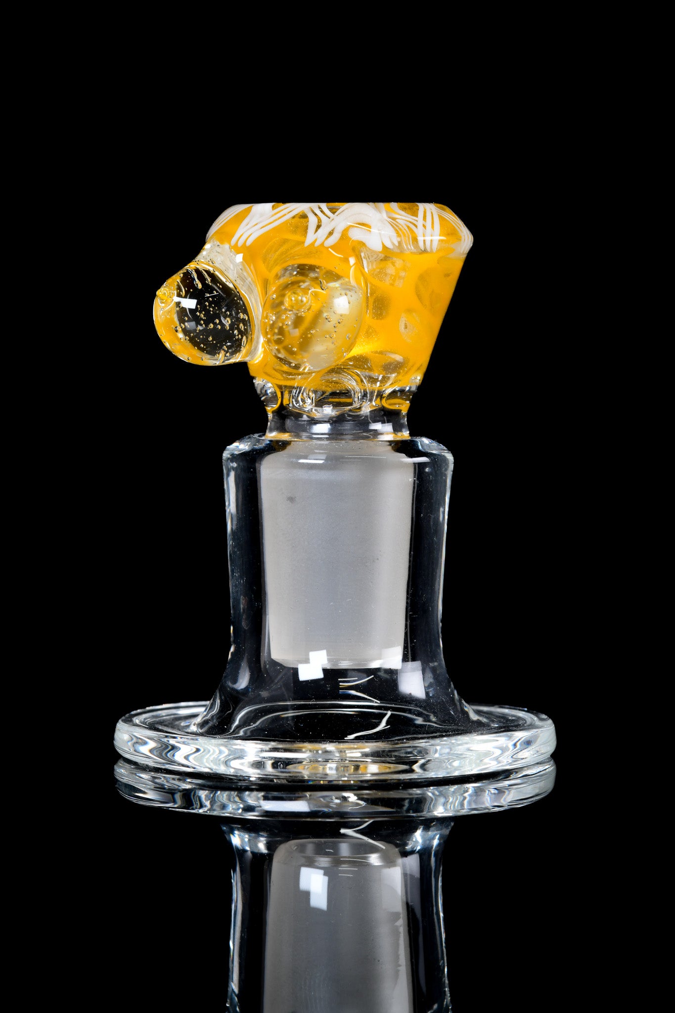 Titz Glass - 18mm Honeycomb 4 Hole Titty Slide - 1